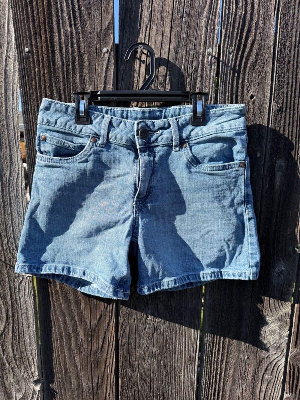 Wrangler Light Blue Denim Jean Shorts